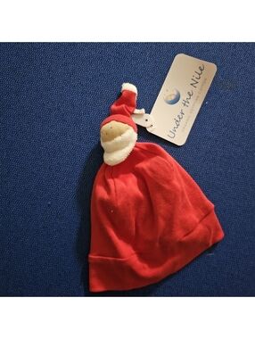 Under the Nile Baby Santa Beanie 3-6 Month nwt